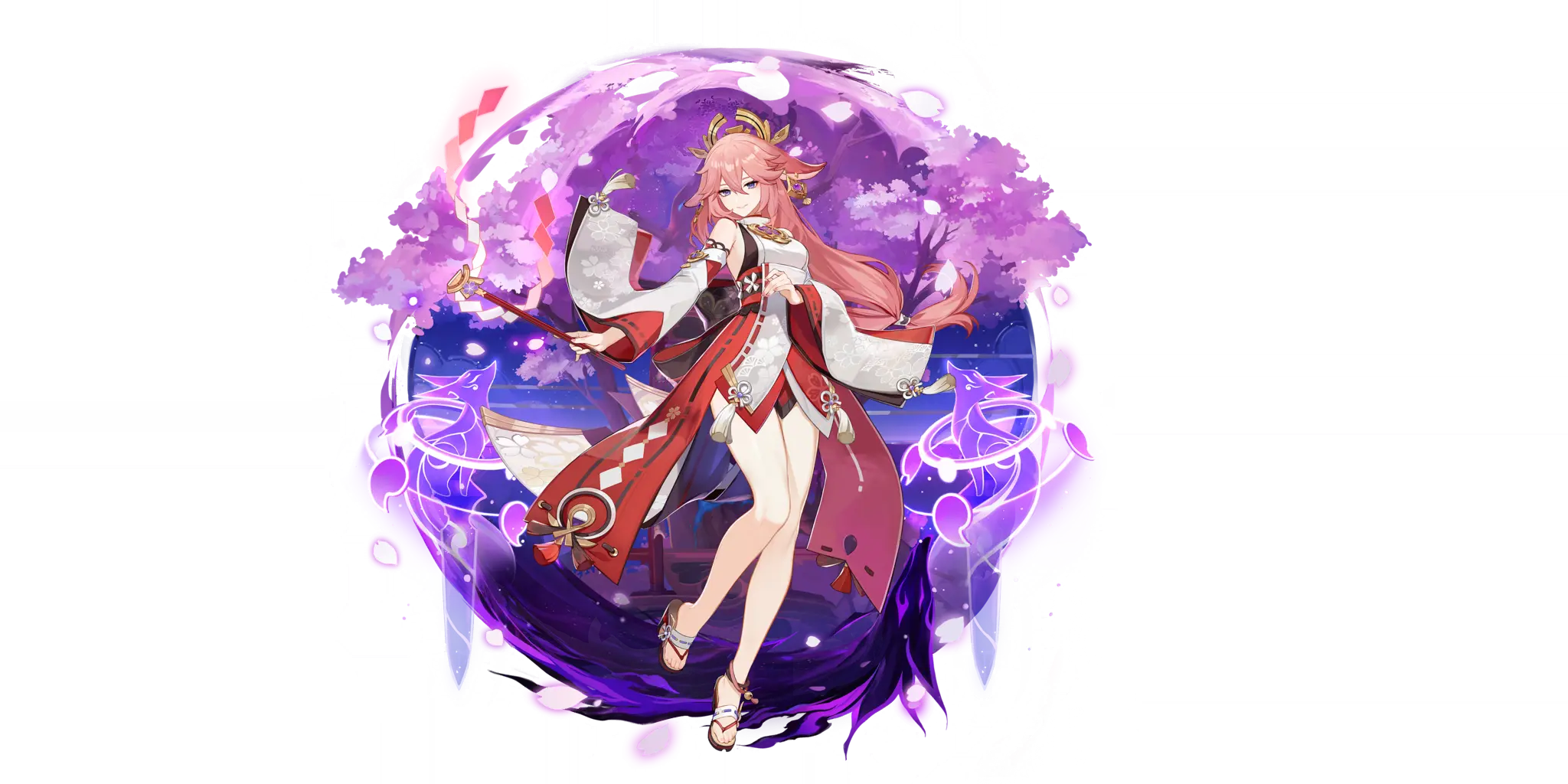 Illustrazione di Yae Miko